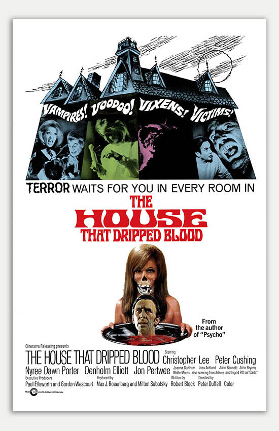 House that dripped blood - 11 x 17 Movie Poster