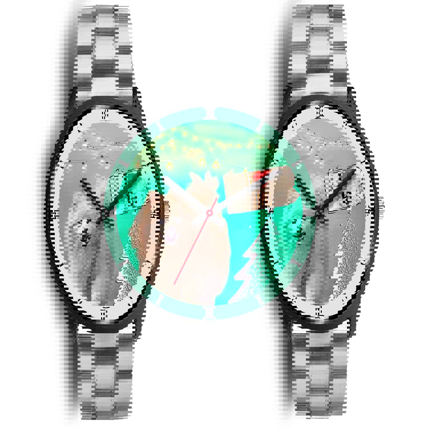 Pomeranian Dog Pennsylvania Christmas Special Wrist Watch