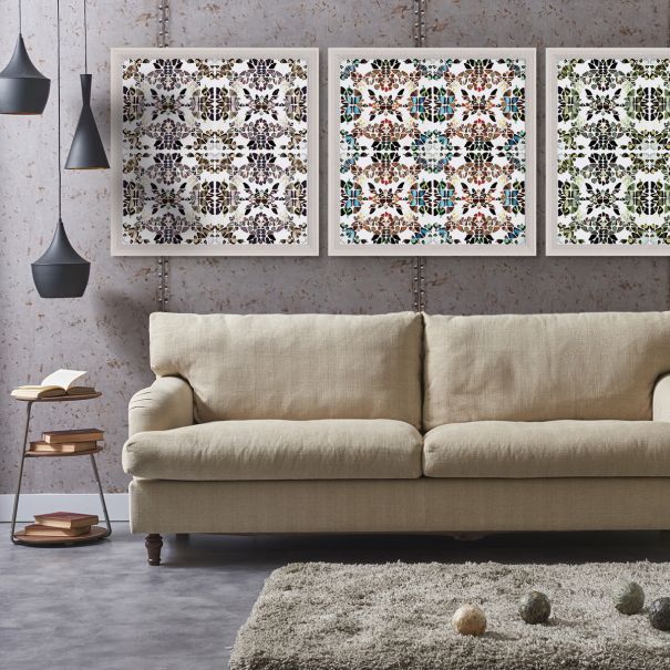 Butterfly Patterns 1 Art by Natural Curiosities - Handcrafted Framed Butterfly Wing Art