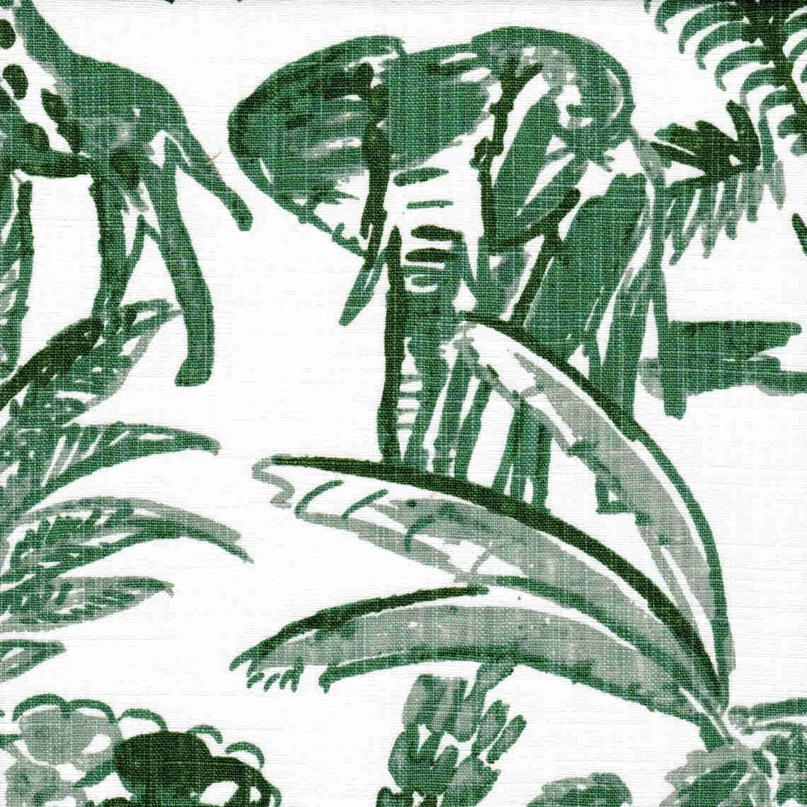Empress Swag Valance in Meru Fairway Green Safari Animal Toile