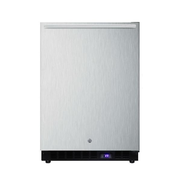 Summit SPFF51OSCSSHH 24 Stainless Steel Frost Free Outdoor Freezer