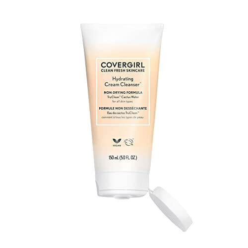 COVERGIRL Clean Fresh Skincare Hydrating Cream Cleanser, Shelf Pack of 2