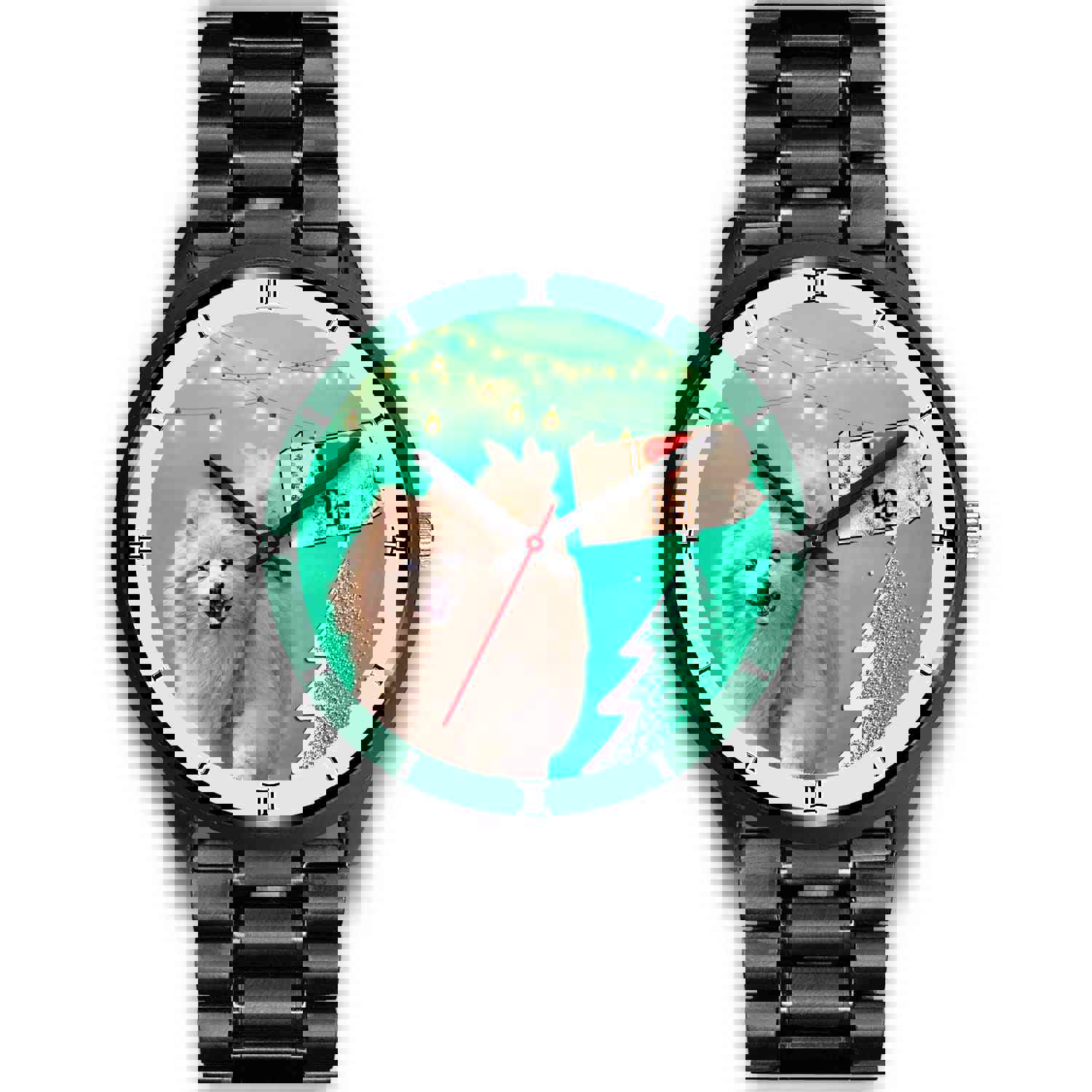 Pomeranian Dog Pennsylvania Christmas Special Wrist Watch