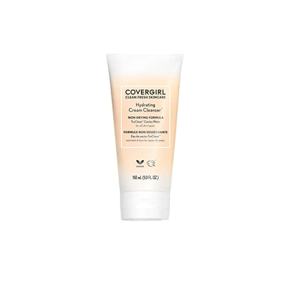 COVERGIRL Clean Fresh Skincare Hydrating Cream Cleanser, Shelf Pack of 2