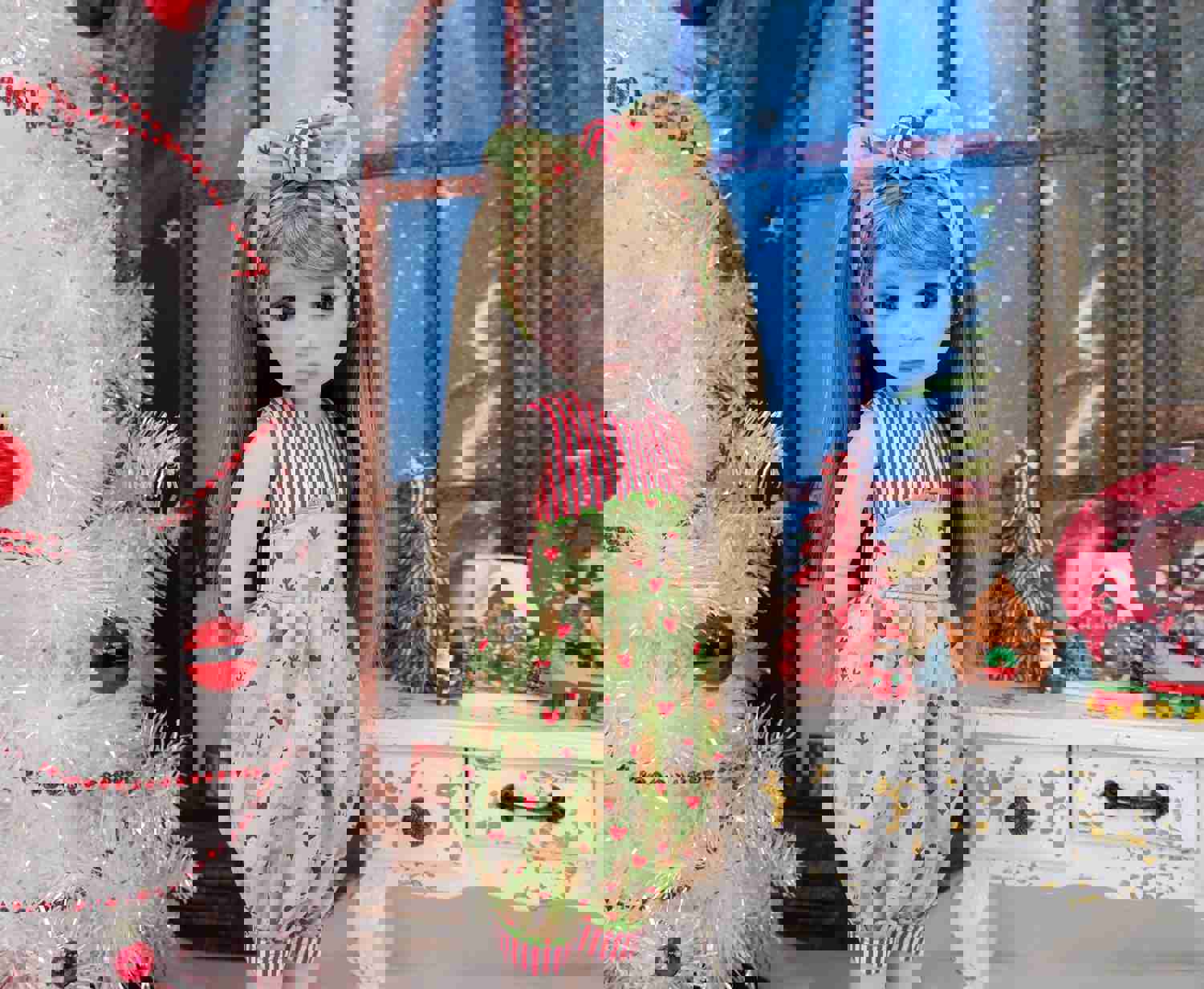 Rudolph + Clarice Romper with Boots for Ruby Red Fashion Friends Doll