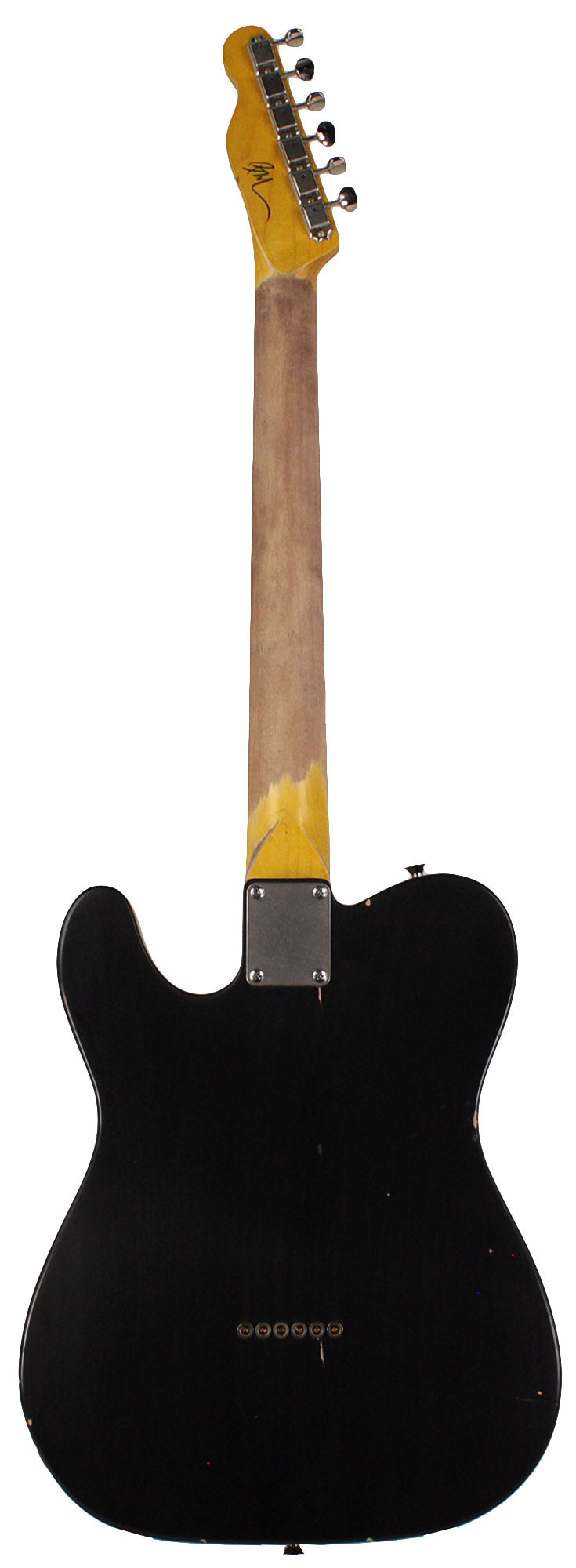 Nash T-63 Guitar - Black with Black Pickguard & Light Aging