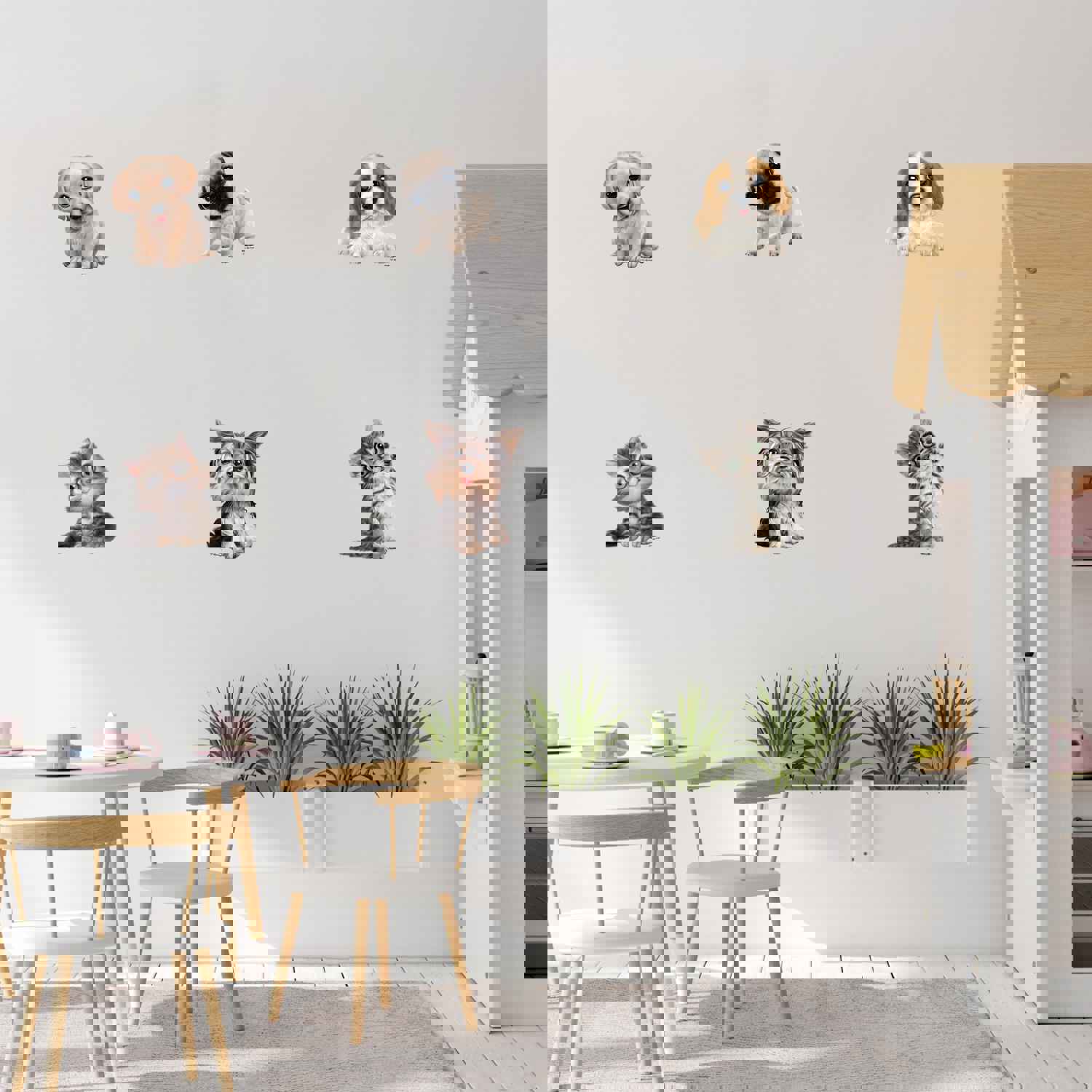 Kittens & Puppies Peel and Stick Wall Decals