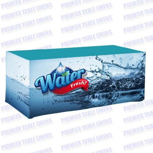 4 Custom Printed Deluxe Fitted Table Cover - All Over Print