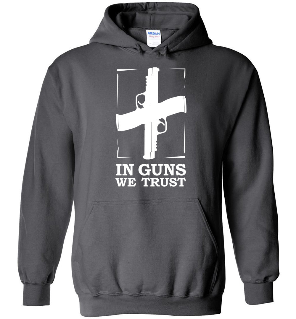 In Guns We Trust Mens Hoodie - Premium Quality 2nd Amendment Apparel