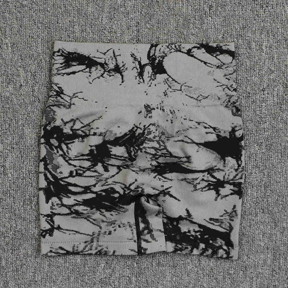 Printed Yoga Fitness Shorts