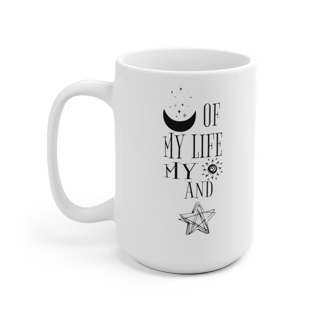 Couples Moon of My Life My Sun and Stars Mug - Sweet Ceramic Mug for Wedding and Anniversary Gifts