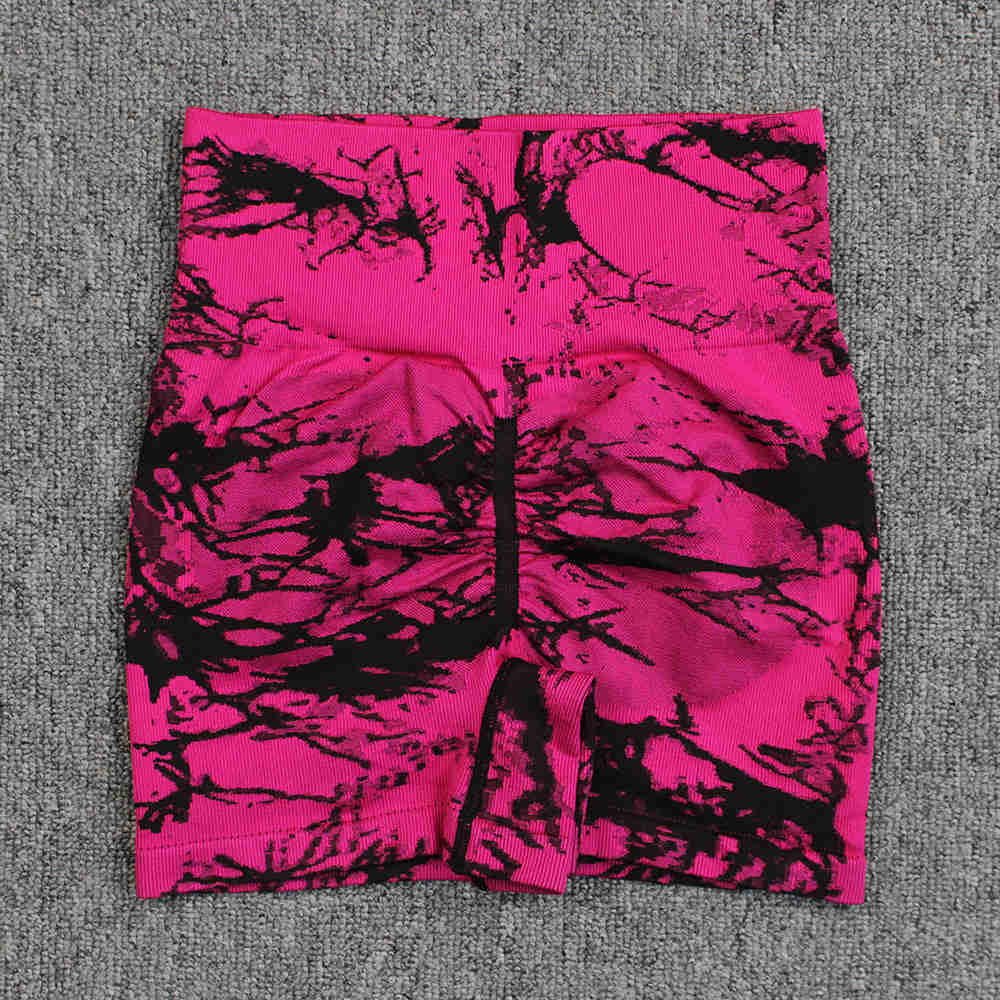 Printed Yoga Fitness Shorts