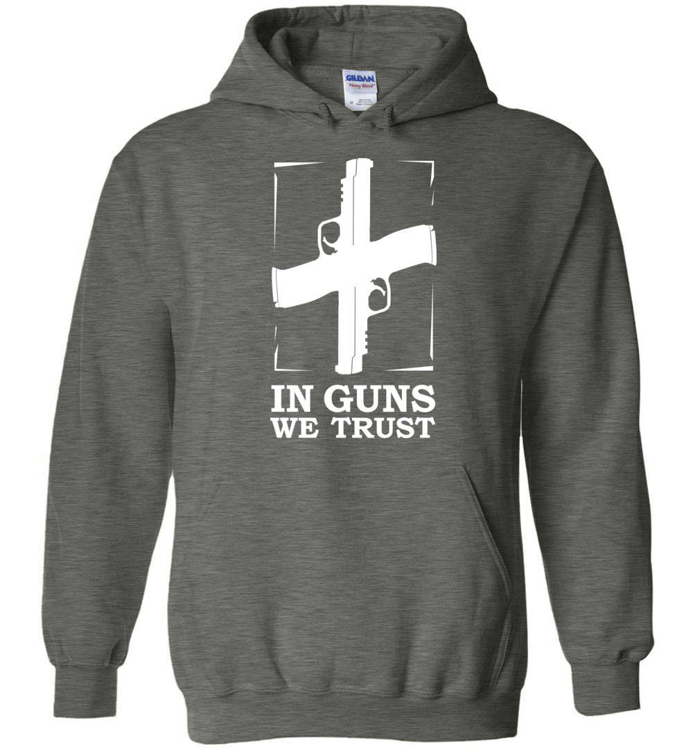 In Guns We Trust Mens Hoodie - Premium Quality 2nd Amendment Apparel