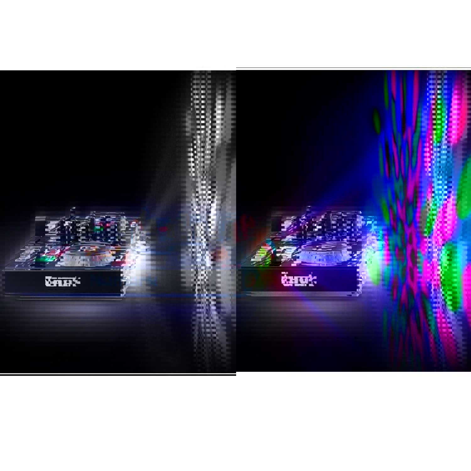 Numark PartyMix DJ Controller with Built-in Lightshow + HF125 Headphones