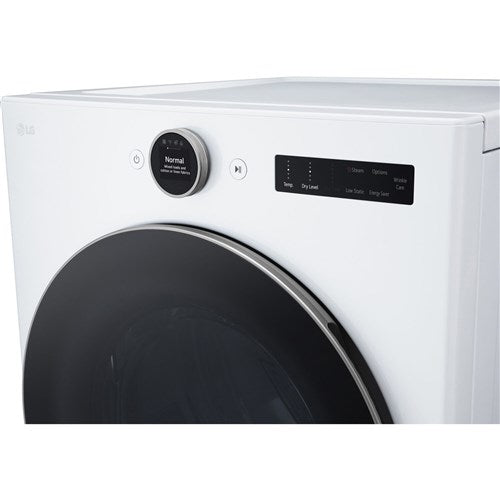 LG - 7.4 CF Ultra Large Capacity Electric Dryer with Sensor Dry and TurboSteam Technology - DLEX5500W