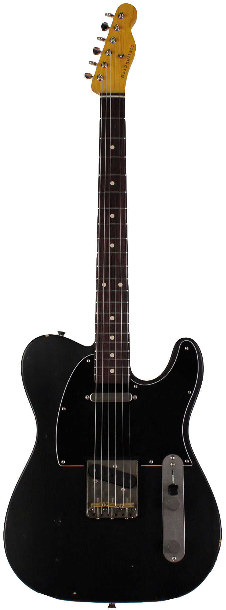 Nash T-63 Guitar - Black with Black Pickguard & Light Aging