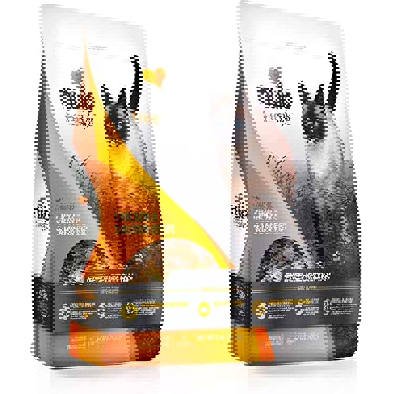 Nulo Freestyle Freeze-Dried Raw Cat Food, Chicken & Salmon, 3.5 oz