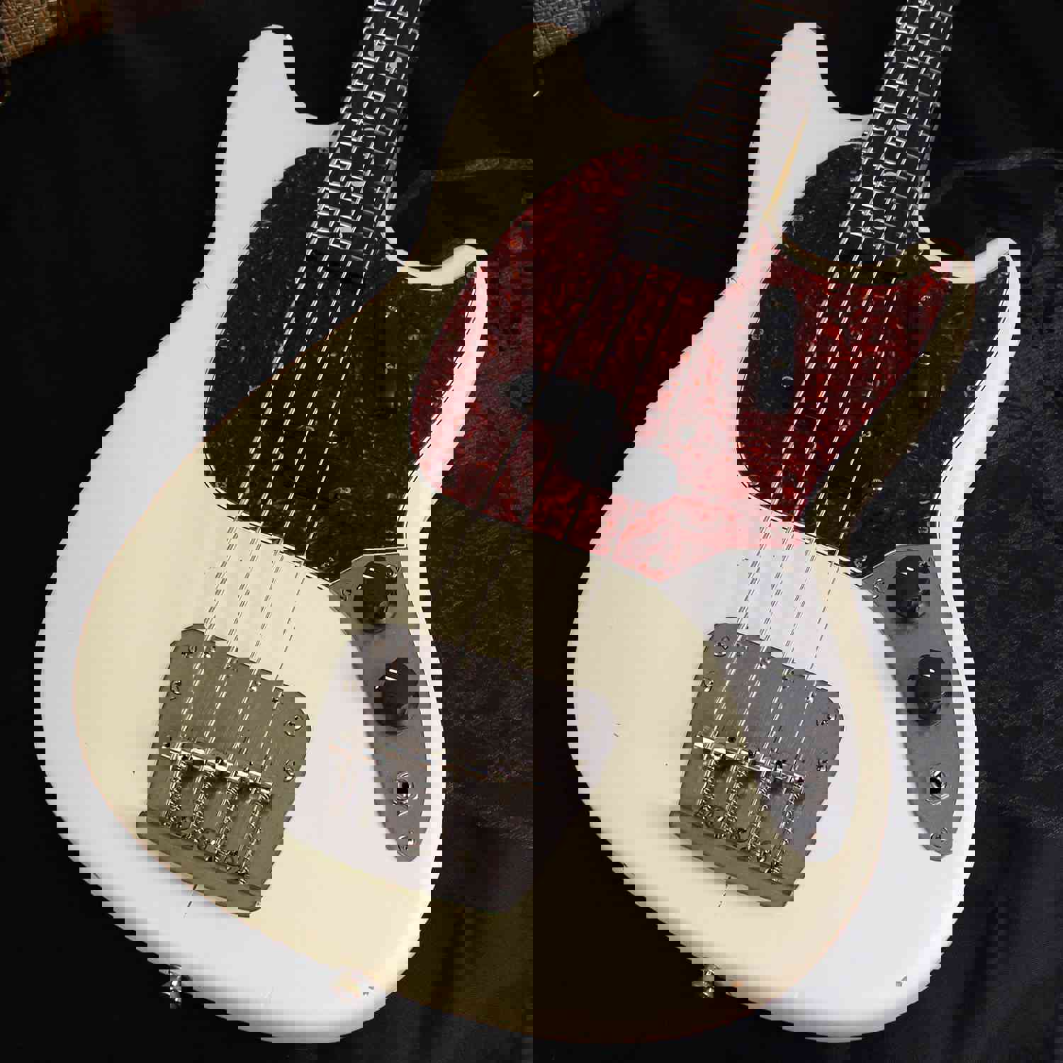 Nash MB-63 Bass Guitar, Olympic White, Light Aging