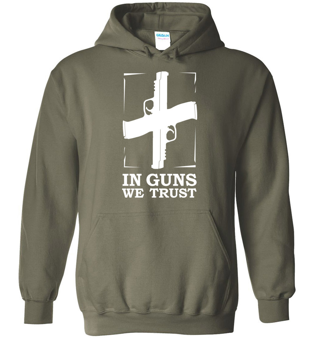 In Guns We Trust Mens Hoodie - Premium Quality 2nd Amendment Apparel