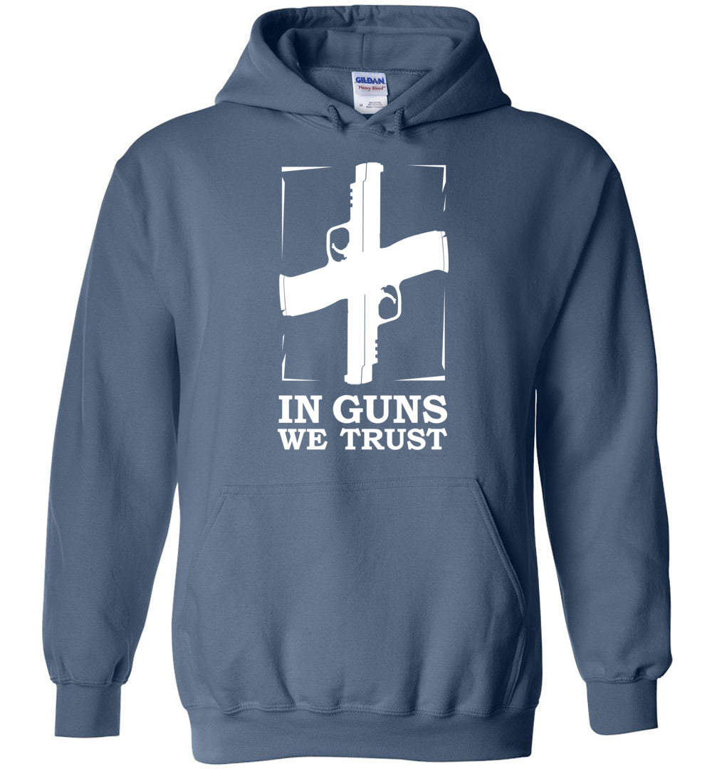 In Guns We Trust Mens Hoodie - Premium Quality 2nd Amendment Apparel