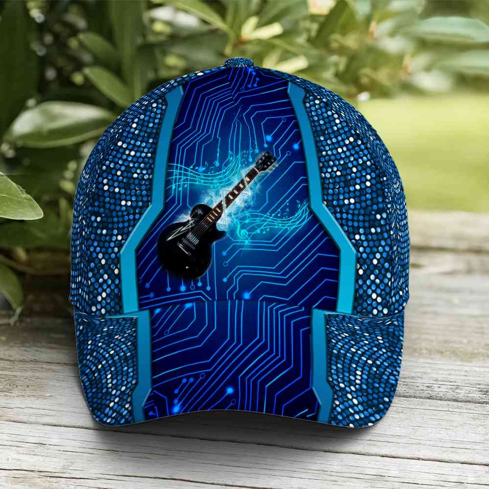 Future Tech Style Baseball Cap for Guitar Bass Lovers - Lasfour CO0945