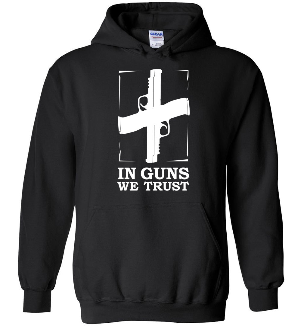 In Guns We Trust Mens Hoodie - Premium Quality 2nd Amendment Apparel