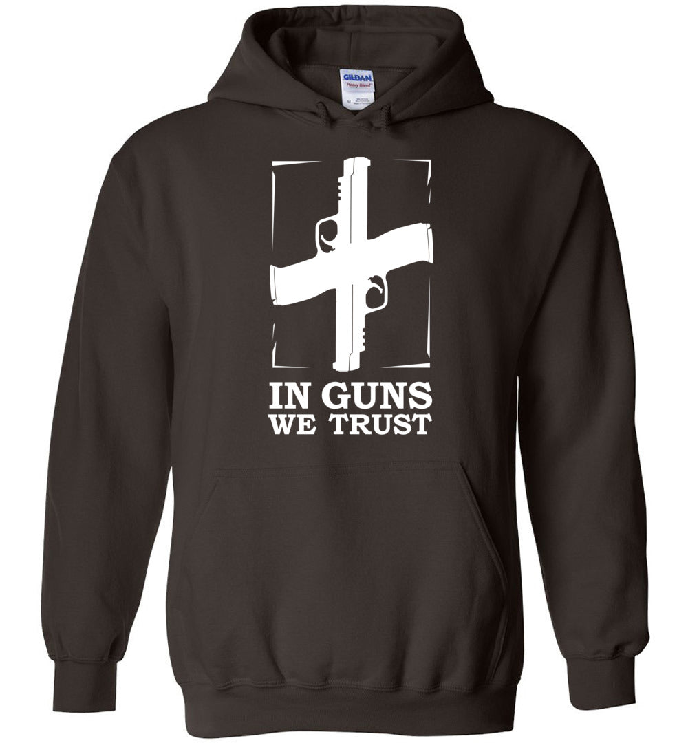 In Guns We Trust Mens Hoodie - Premium Quality 2nd Amendment Apparel