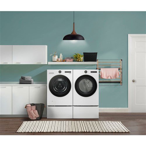 LG - 7.4 CF Ultra Large Capacity Electric Dryer with Sensor Dry and TurboSteam Technology - DLEX5500W