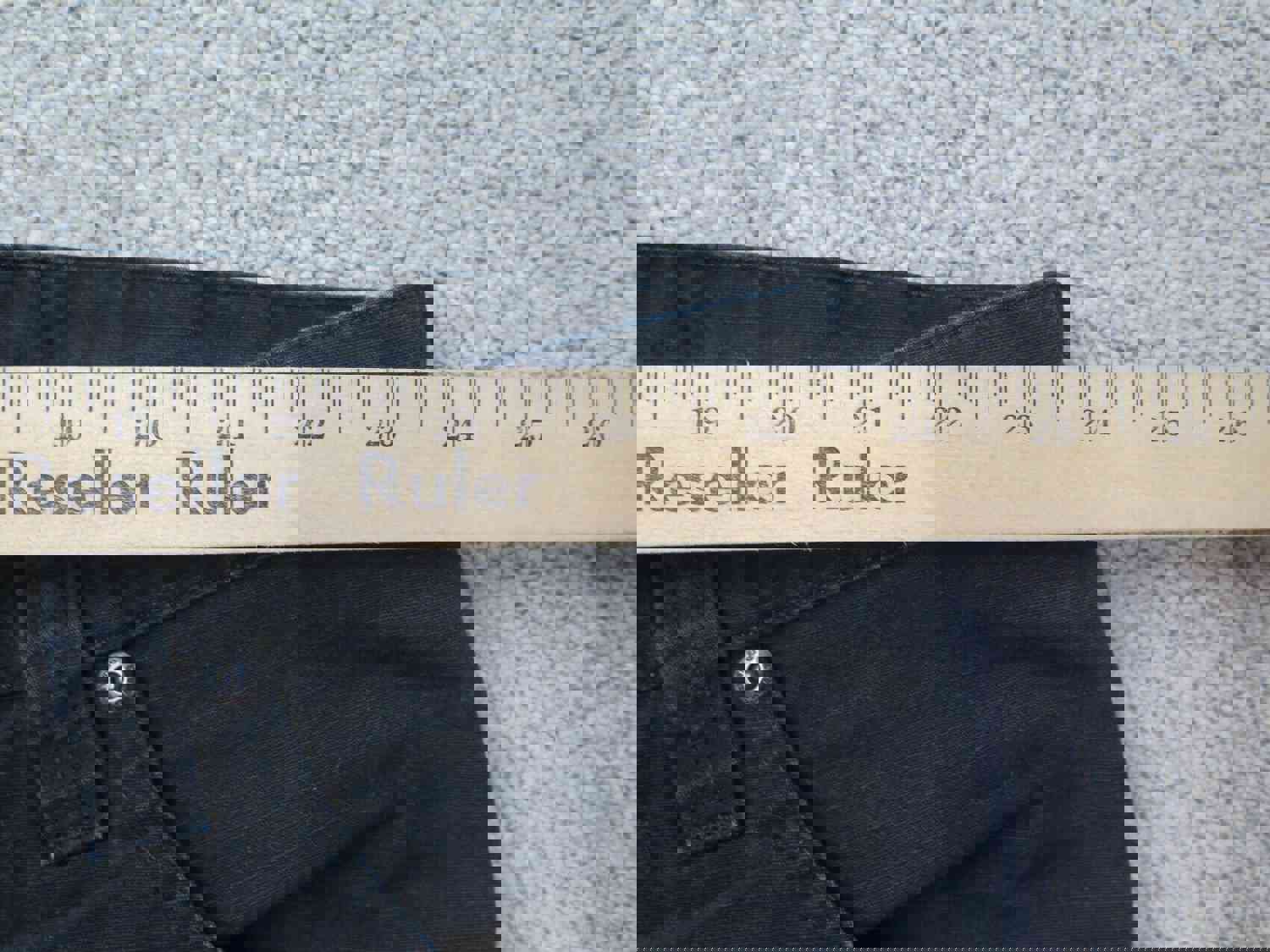 Wrangler Mens High Rise Cargo Shorts - Black, Size 50, 100% Cotton