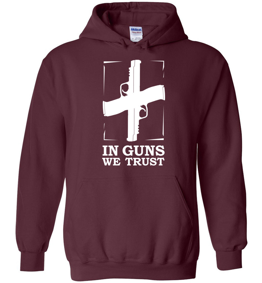 In Guns We Trust Mens Hoodie - Premium Quality 2nd Amendment Apparel