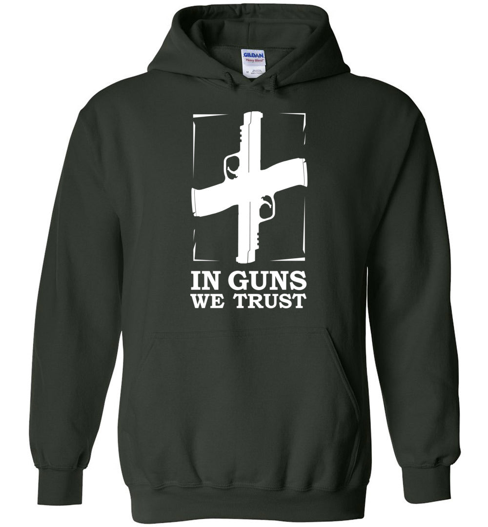 In Guns We Trust Mens Hoodie - Premium Quality 2nd Amendment Apparel