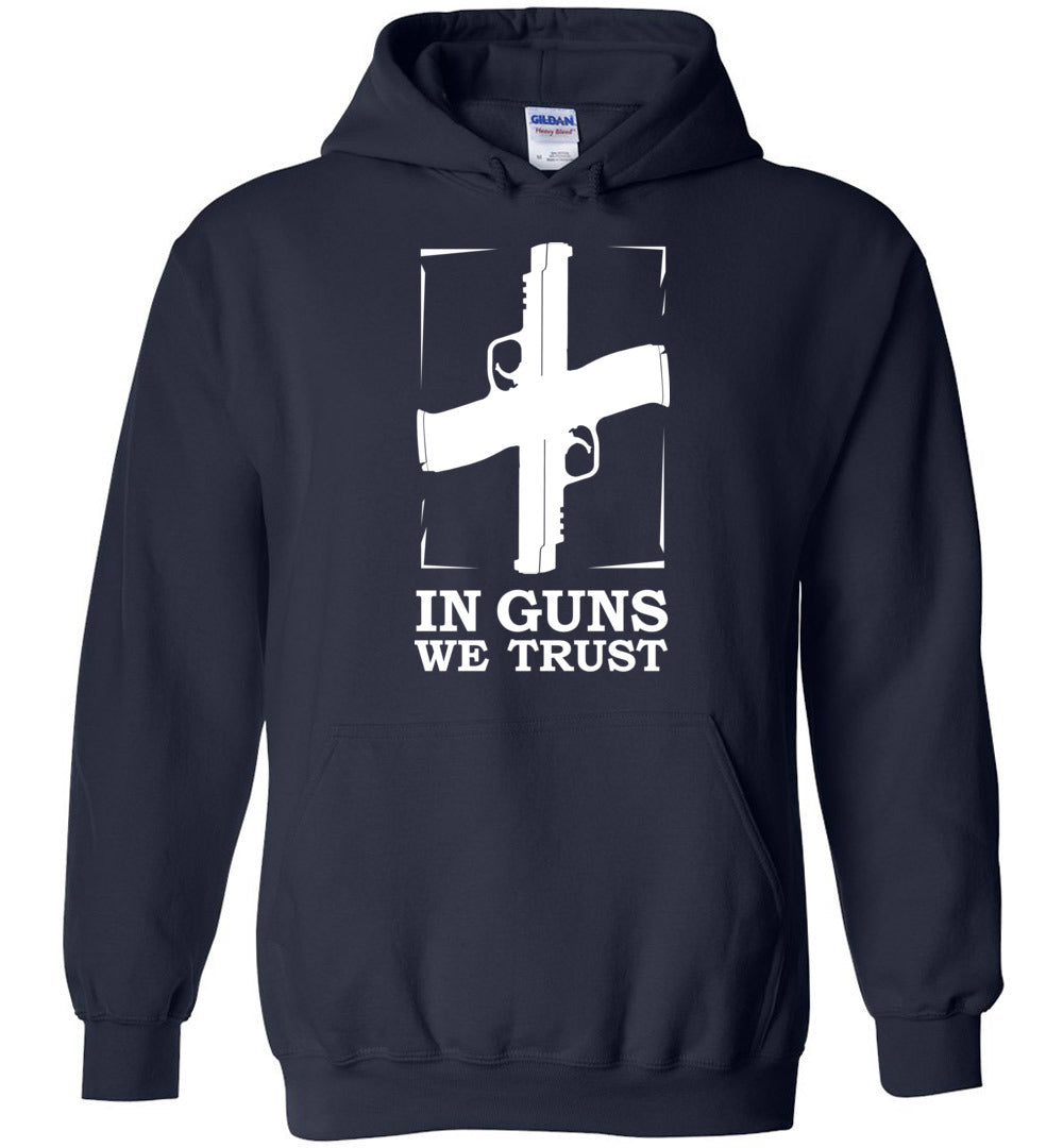 In Guns We Trust Mens Hoodie - Premium Quality 2nd Amendment Apparel