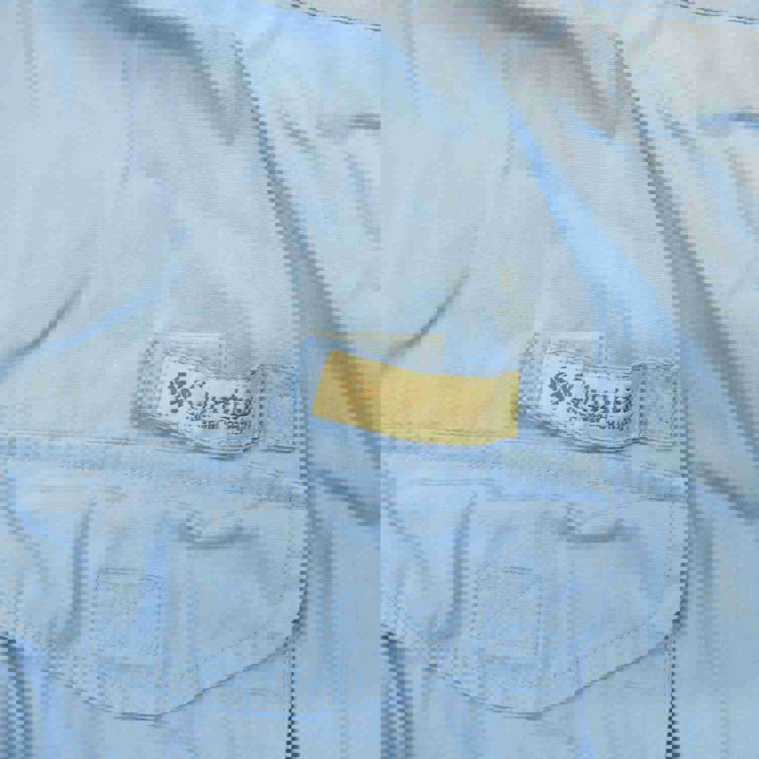 Columbia Men's Blue XL Button Down Short Sleeve Shirt - Casual Outdoor Wear