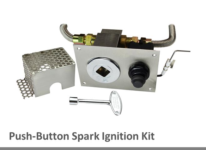 Rectangular Gas Fire Pit Kit - Ready-to-Finish - 72 x 24 x 16 by The Outdoor Plus