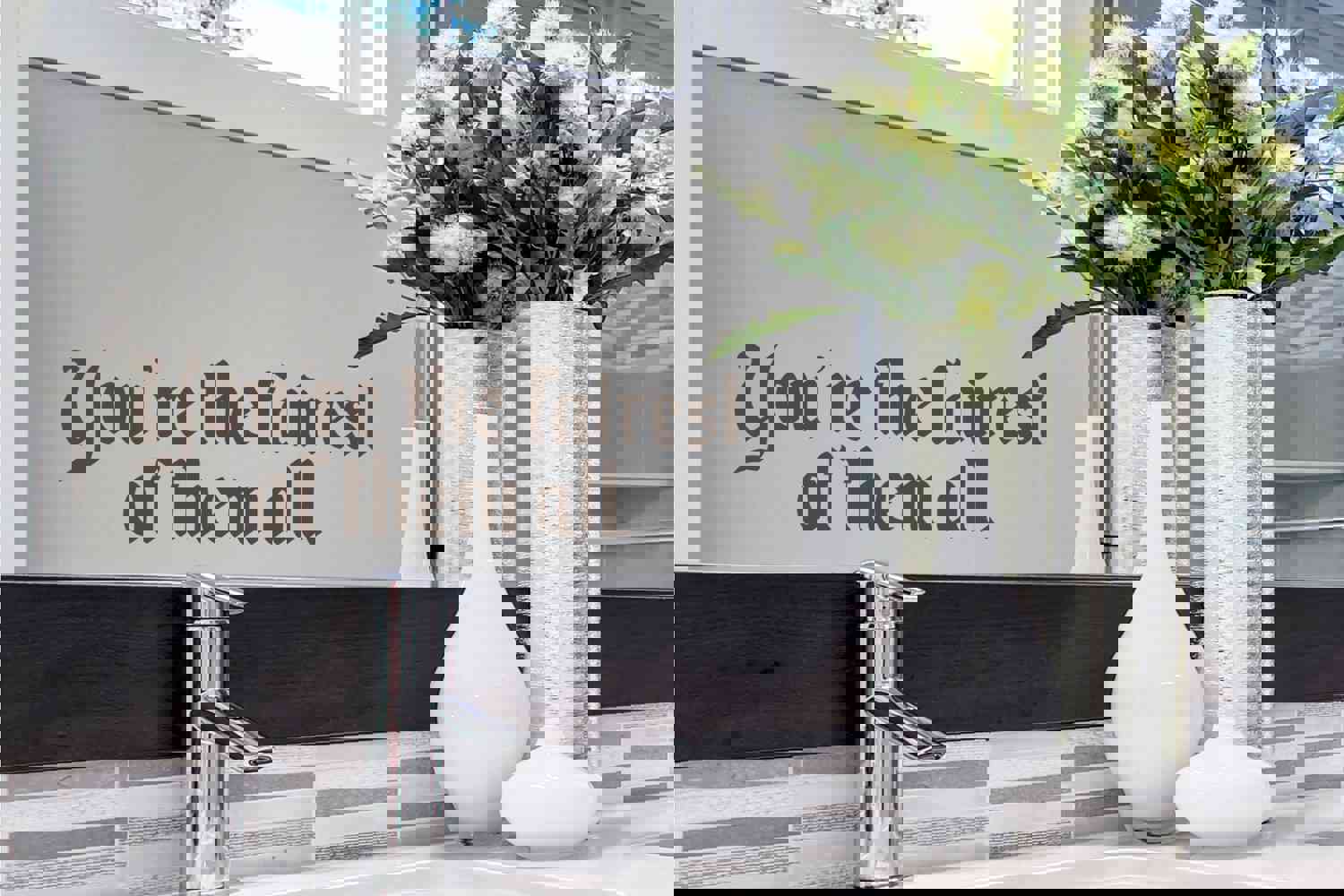 You're The Fairest Of Them All - Bathroom Mirror Wall Decal