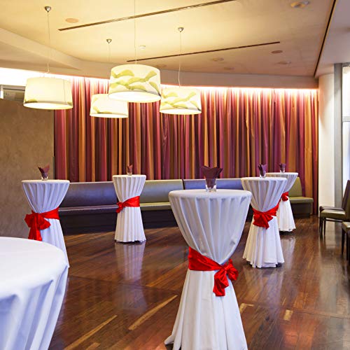 Tiger Chef 12-Pack Red Satin Table Runner for Wedding and Party Decor