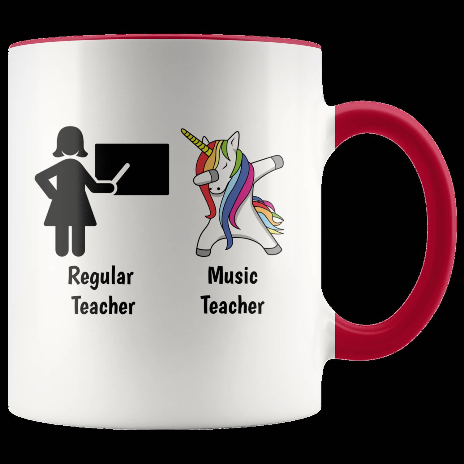 Music Teacher Mug - Premium 11oz Ceramic White Mug with Vibrant Design