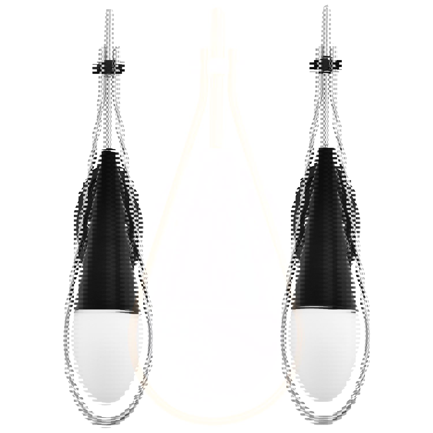 SATCO/NUVO Admiral 1 Light Wall Sconce in Matte Black and Brushed Nickel with White Opal Glass