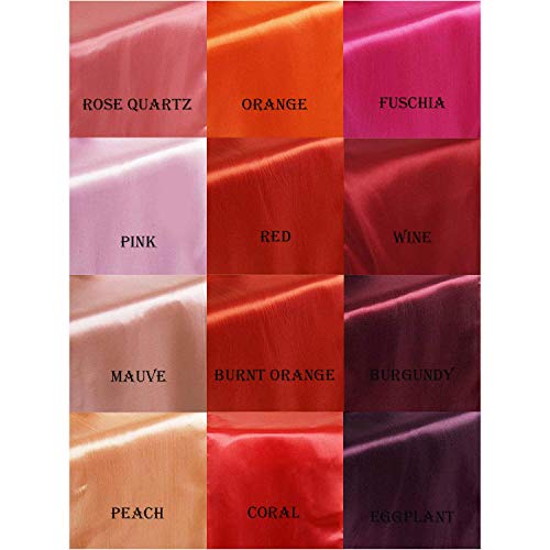 Tiger Chef 12-Pack Red Satin Table Runner for Wedding and Party Decor