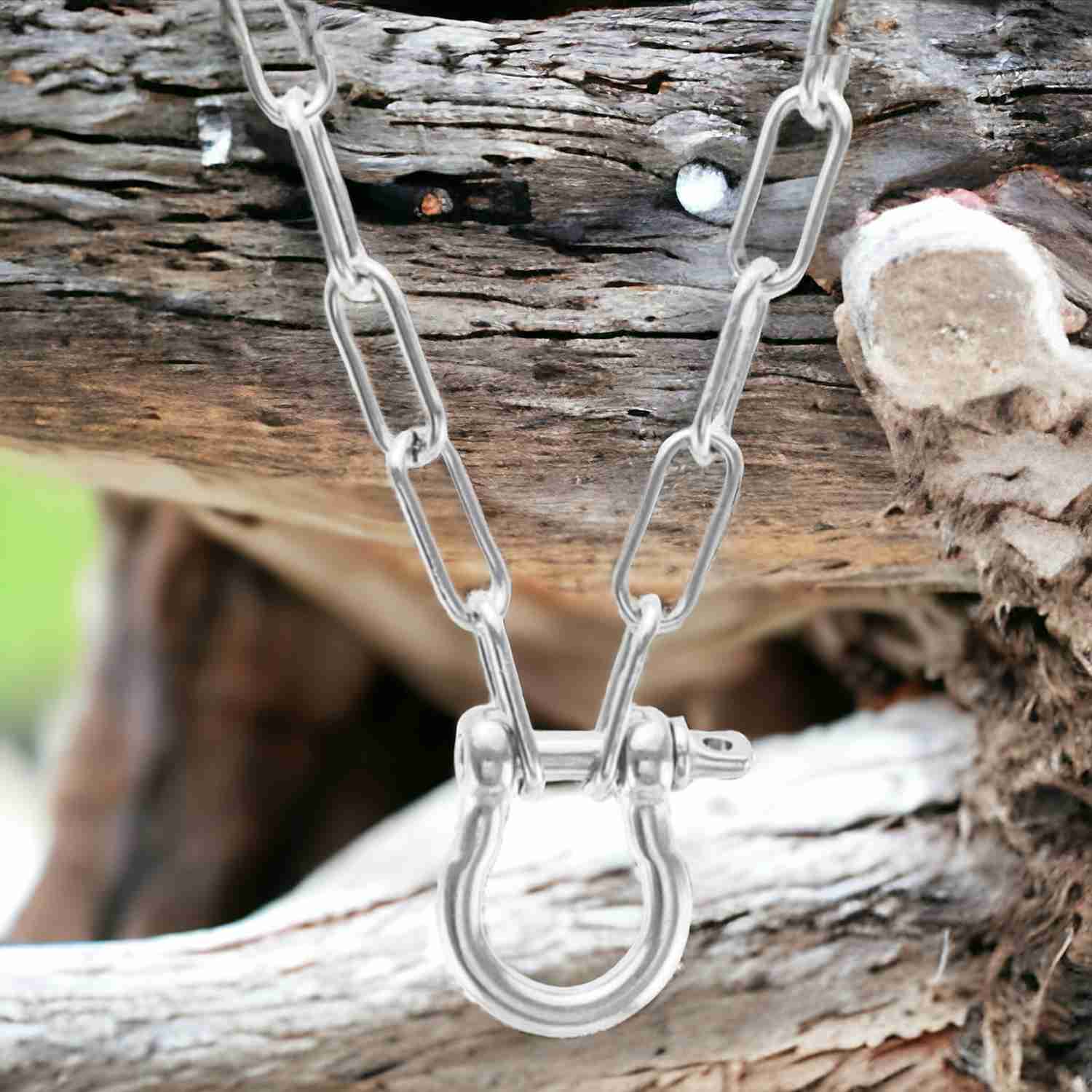 Thunderbolt Necklace - Elegant Equestrian Horse Bit Pendant with Gold/Silver Chain