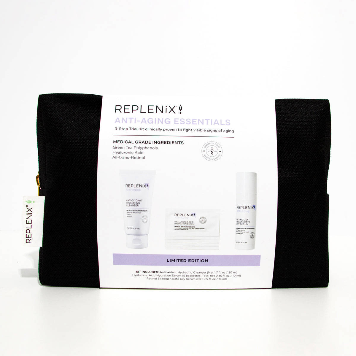 REPLENIX Anti-Aging Essentials 3 Step Trial Kit
