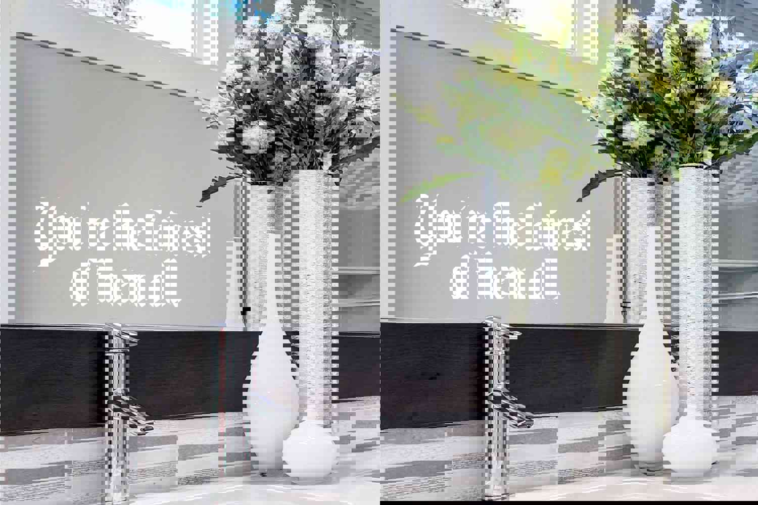 You're The Fairest Of Them All - Bathroom Mirror Wall Decal