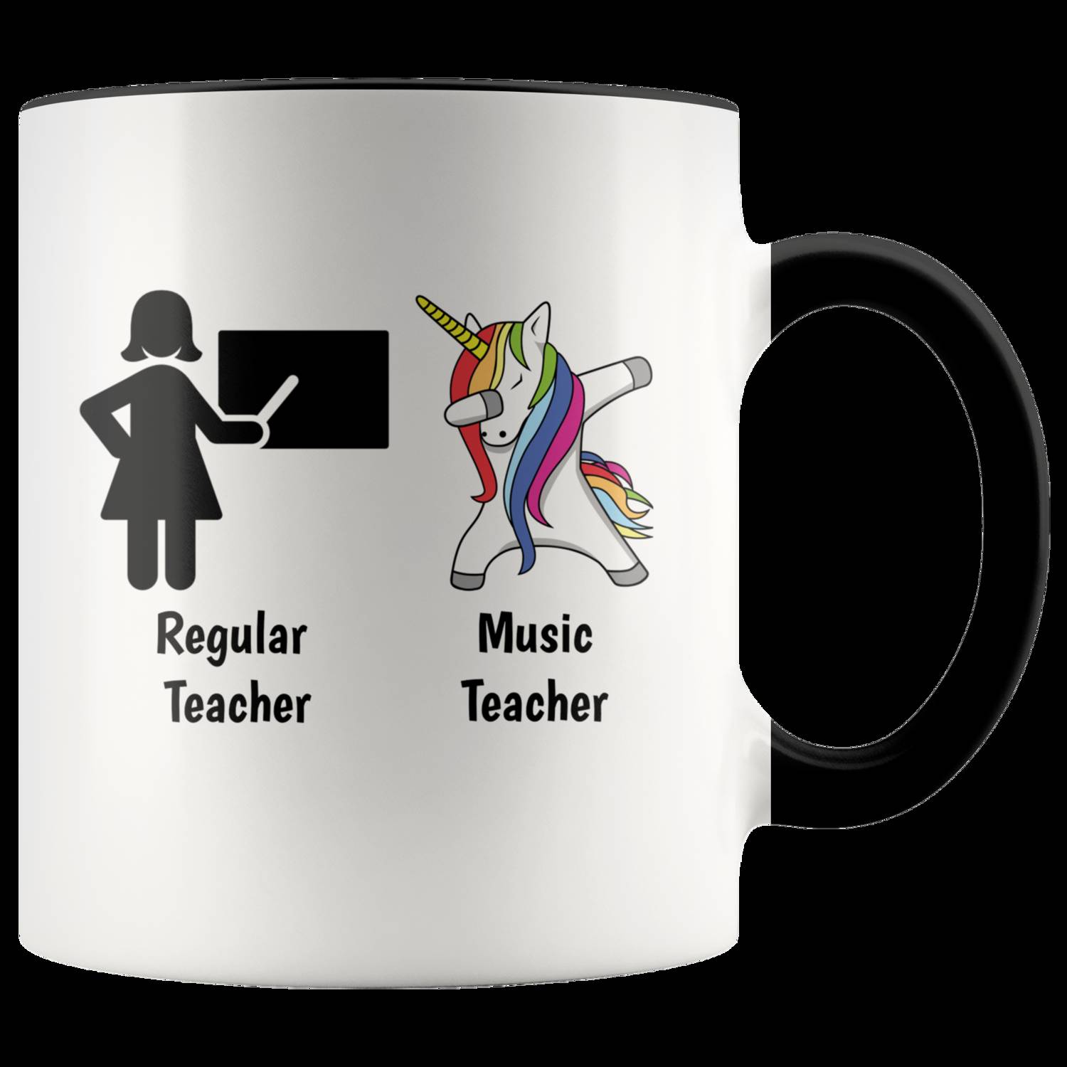 Music Teacher Mug - Premium 11oz Ceramic White Mug with Vibrant Design
