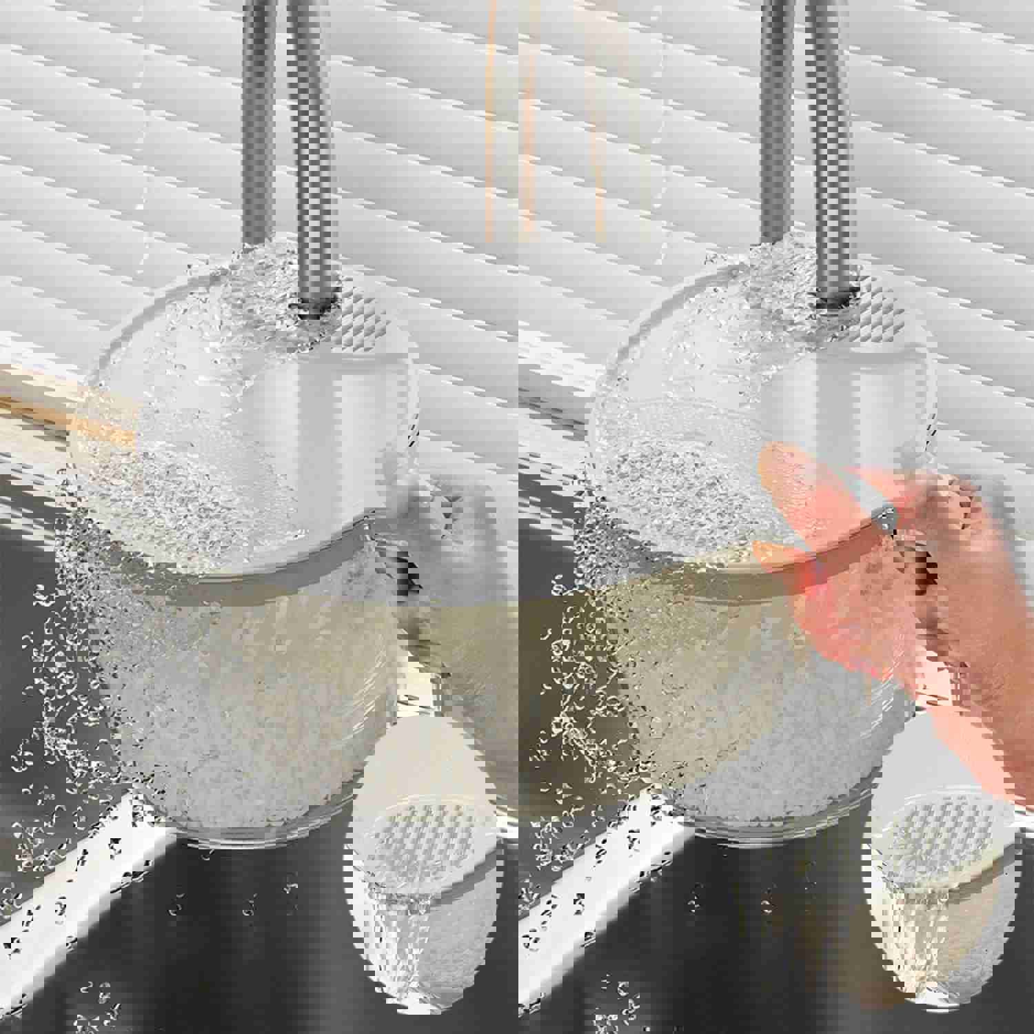 Multifunctional Drainage Basin for Kitchen - Rice, Fruit, and Vegetable Washing Basket