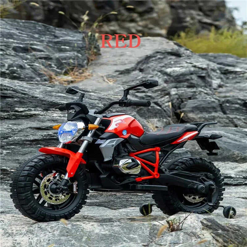 Super Large Rechargeable Electric Motorcycle Toy Car for Kids (3-13 Years Old)