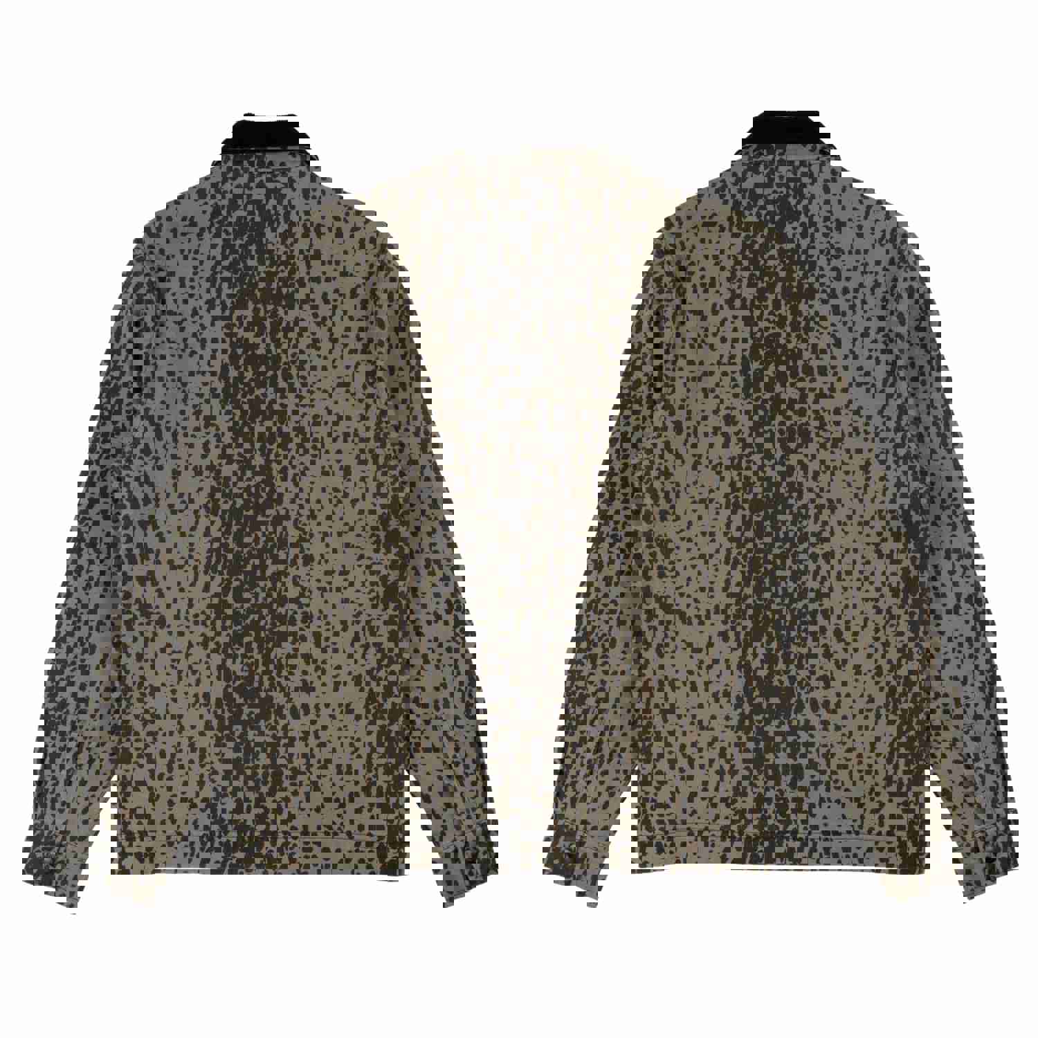 Lumos Printed Twill Zip Jacket - Stone