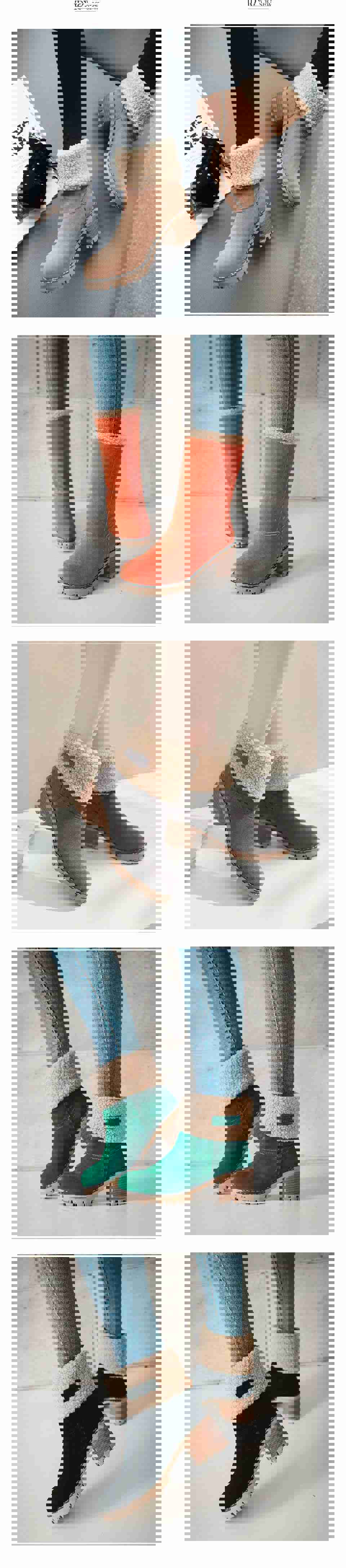 Women's Waterproof Snow Boots - Winter Ankle Boots with Platform