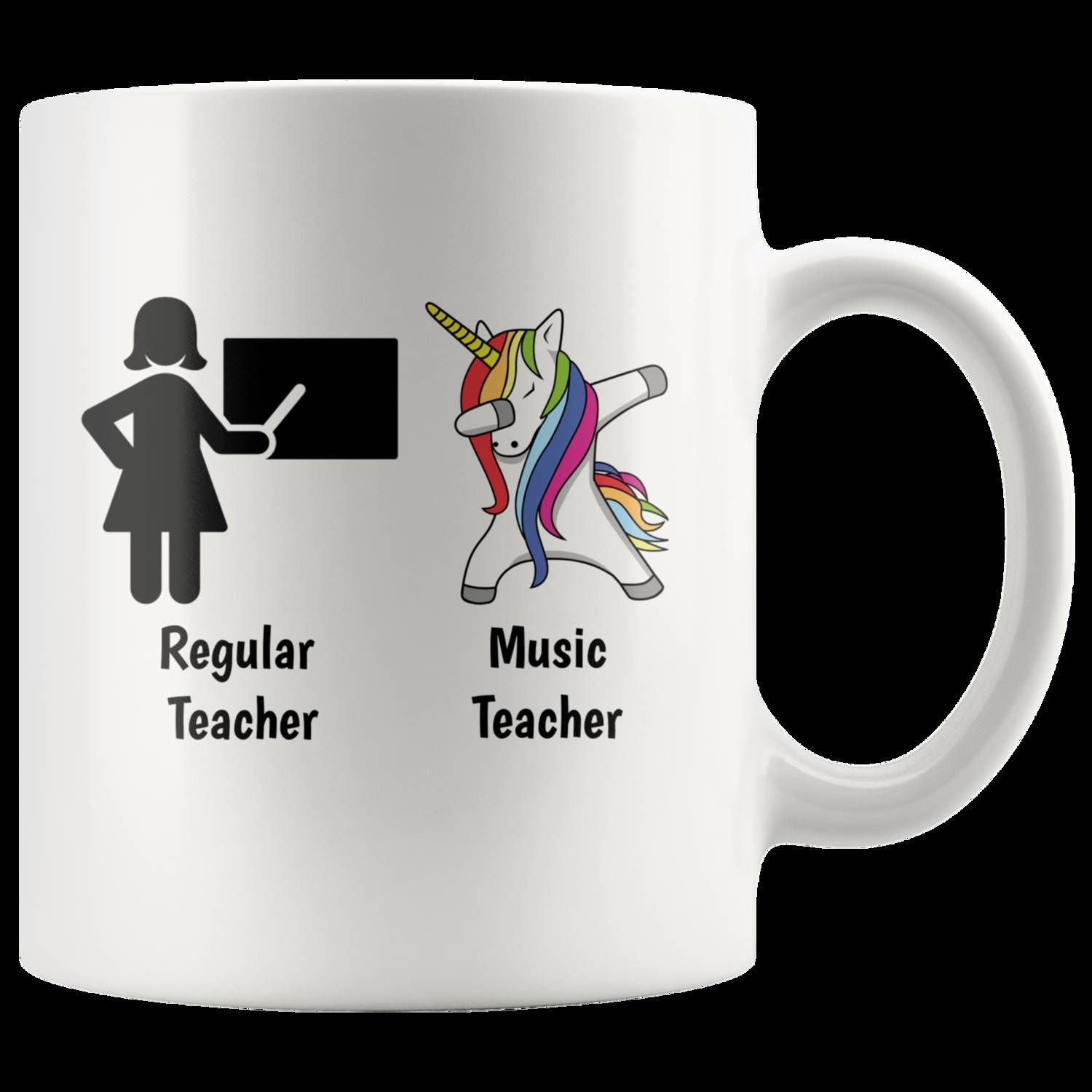 Music Teacher Mug - Premium 11oz Ceramic White Mug with Vibrant Design