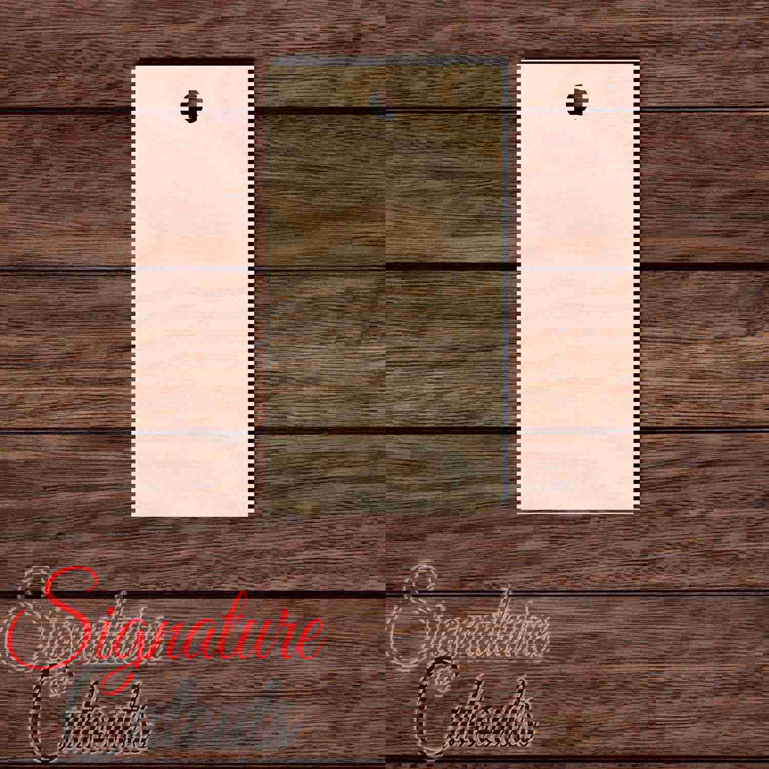 Wooden Gift Tag 003 Shape Cutout for DIY Crafting