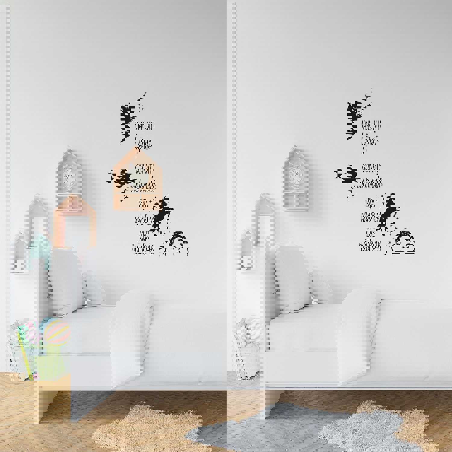 Girls Quotes Vinyl Wall Art Sticker Decal - Swim With Mermaids